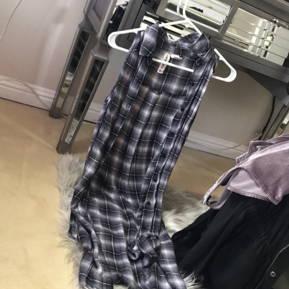Super cute gray flannel!
